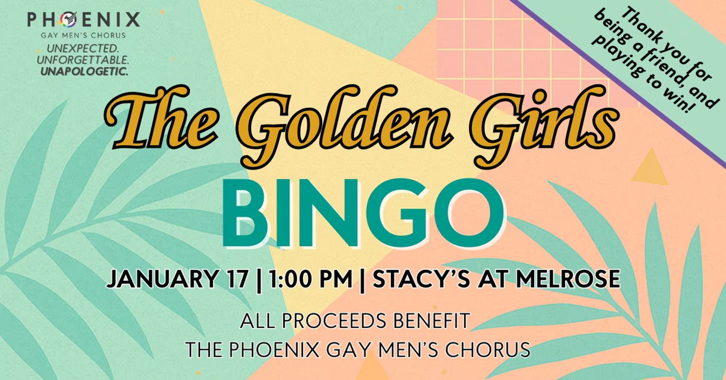 The Golden Girls Bingo