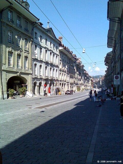 Vue sur Berne en Suisse - juin 2006