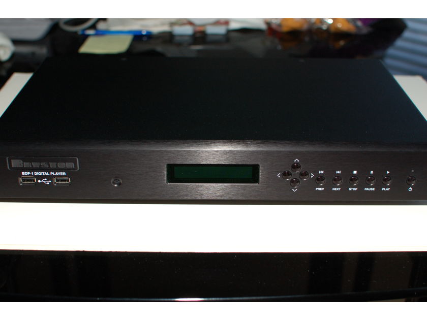 Bryston BDP-1  Black Digital Audio player with both S/PDIF and AES/EBU Output.