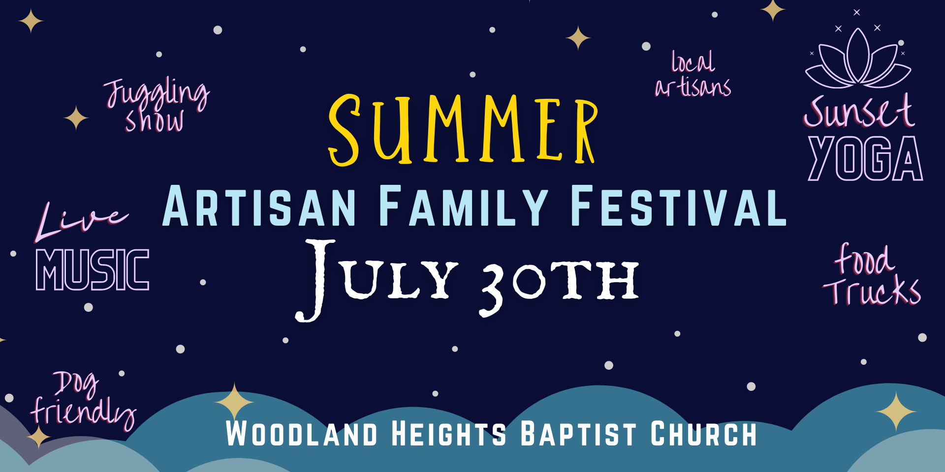 Summer Nights Artisan Family Festival promotional image