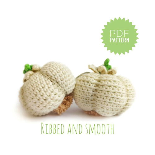 GARLIC crochet pattern PDF - Crochet Play Food Amigurumi Garlic Farmhouse Crochet Vegetables Play Food Pattern Amigurumi Toy Easy Crochet