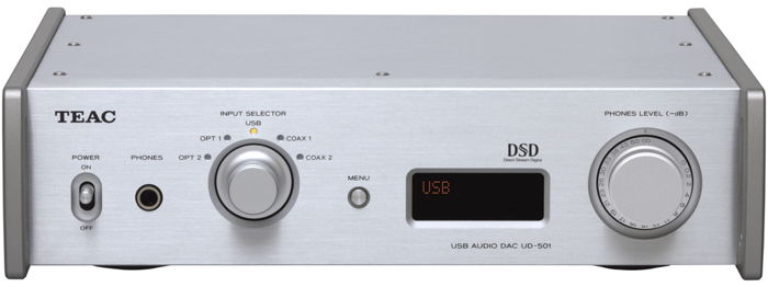 Teac UD-501 S Silver Dual-Monaural D/A Converter USB St...