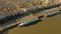 Image des quais de Bordeaux vus depuis l'air