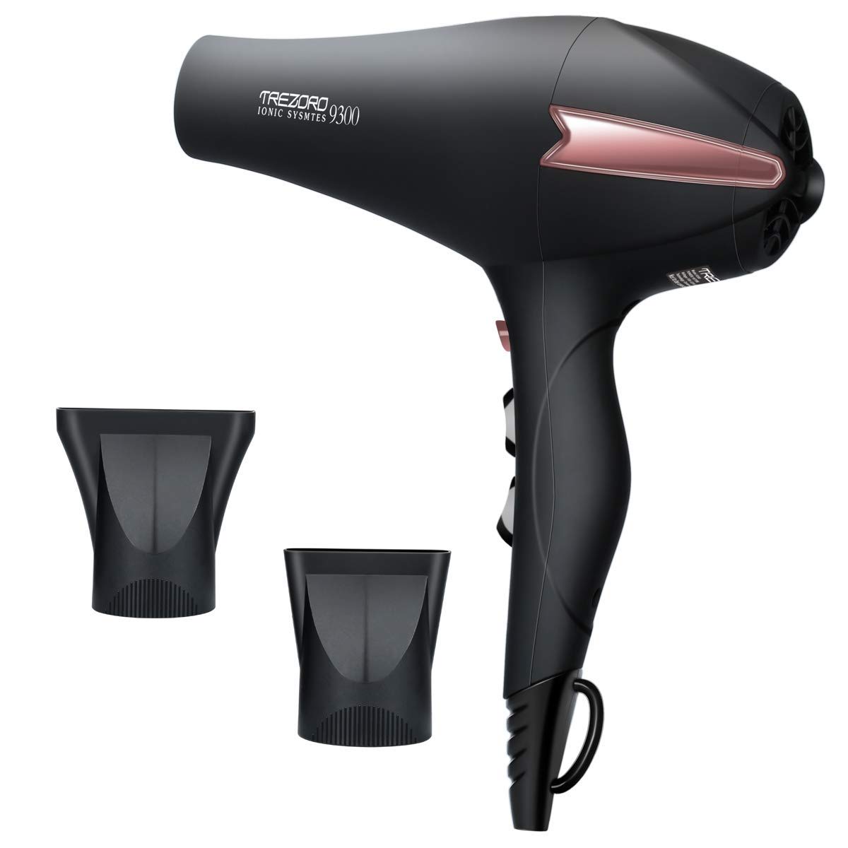 Trezoro ION9300 Hair Dryer vs Revlon OneStep Hair Dryer & Styler Slant