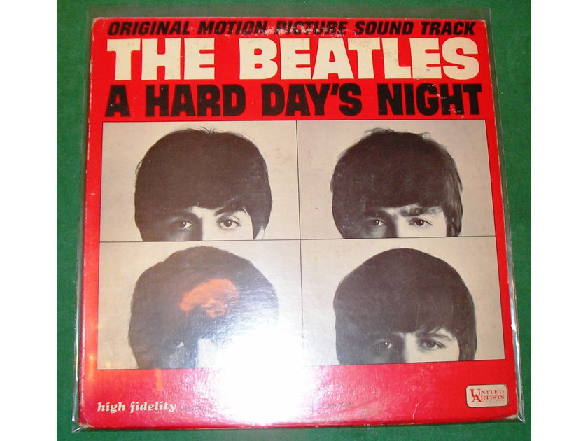 BEATLES "A HARD DAY'S NIGHT" - 1964 UA MONO 1st PRESS ***EXCELLENT 9/10***