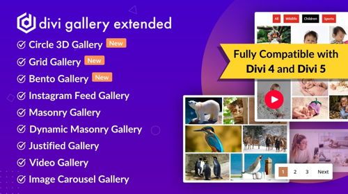 Divi Gallery Extended