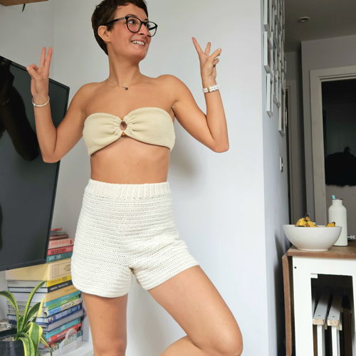 Crochet comfort shorts - Crochet pattern