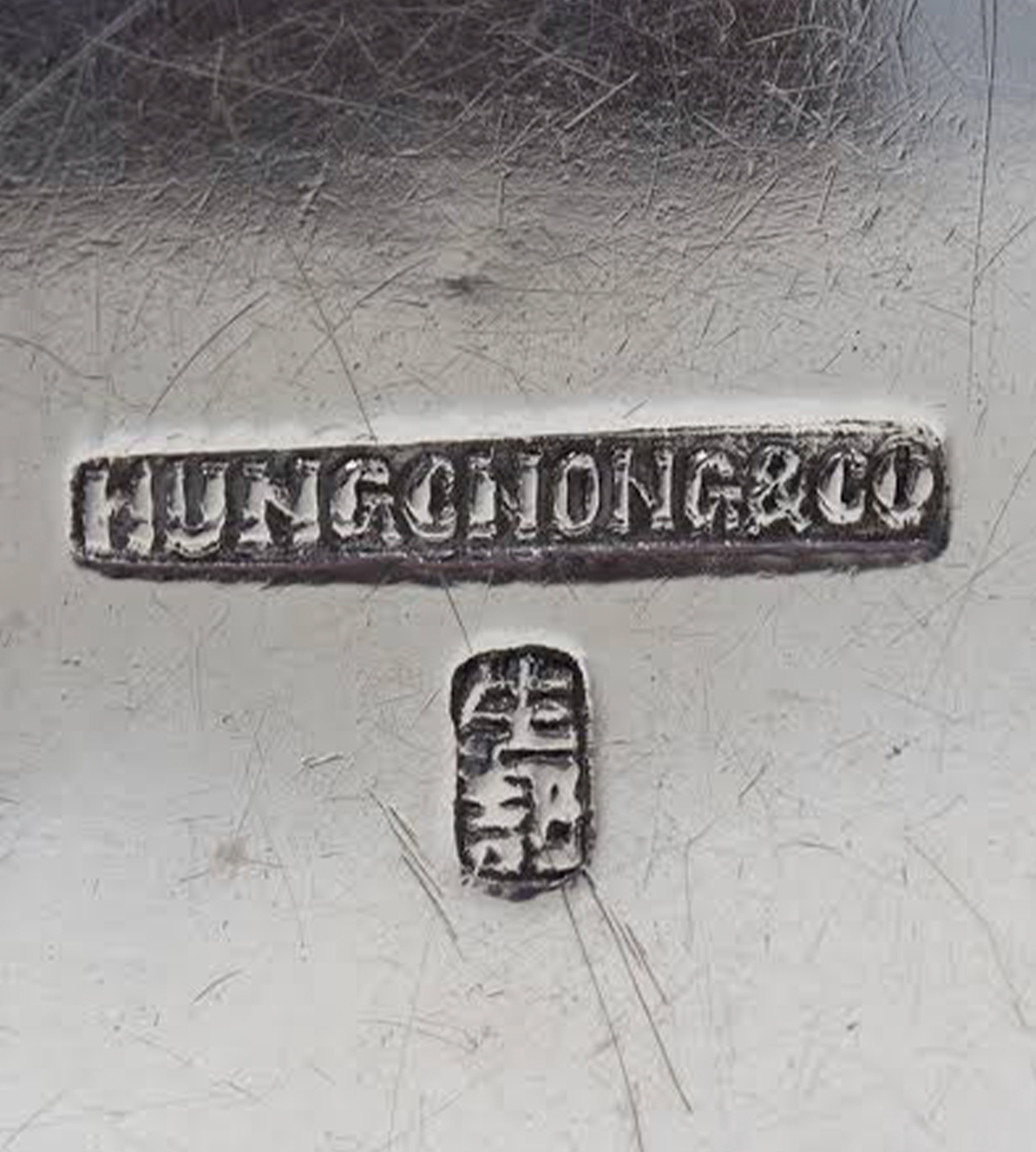 Hung Chong Canton and Shanghai Chinese Export Silver Mark hallmark, Hung Chong HC