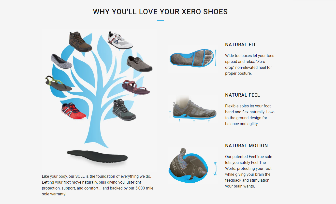 Xero Shoes product / service