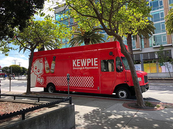 Kewpie food truck parking in San Francisco