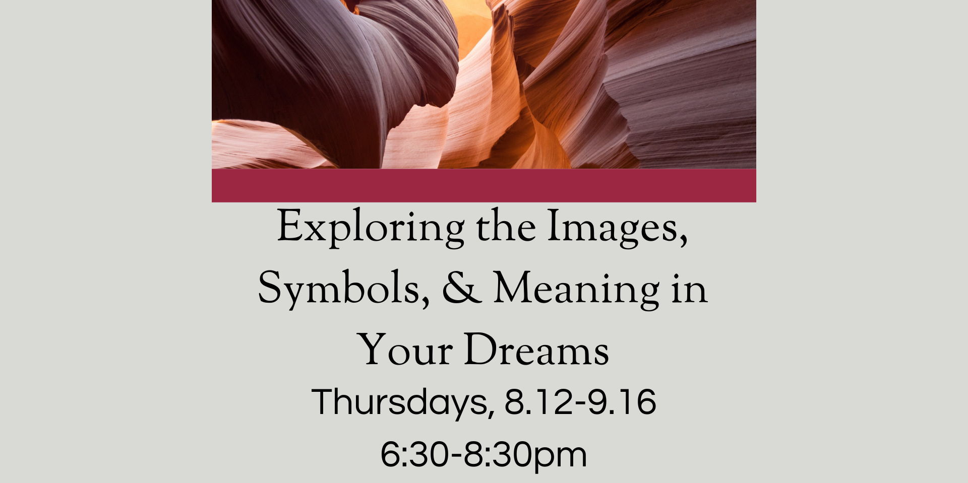Exploring the Images, Symbols, & Meaning in Our Dreams promotional image