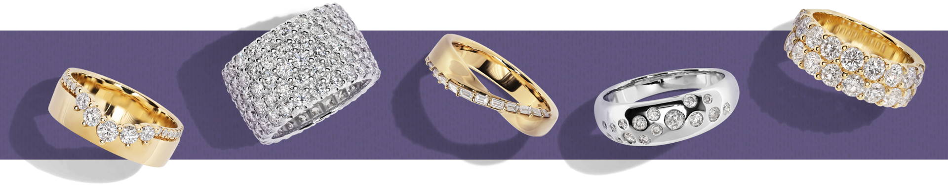 Multiple Wedding Bands showcases our wide selection