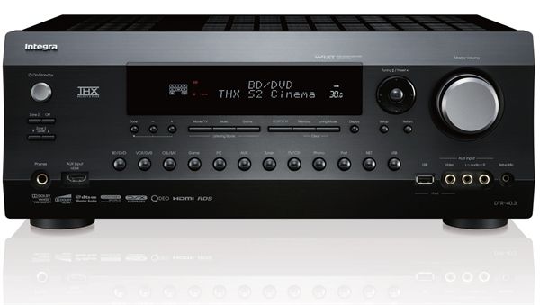 Integra DTR-40.3 receiver with 110 watts per channel an...