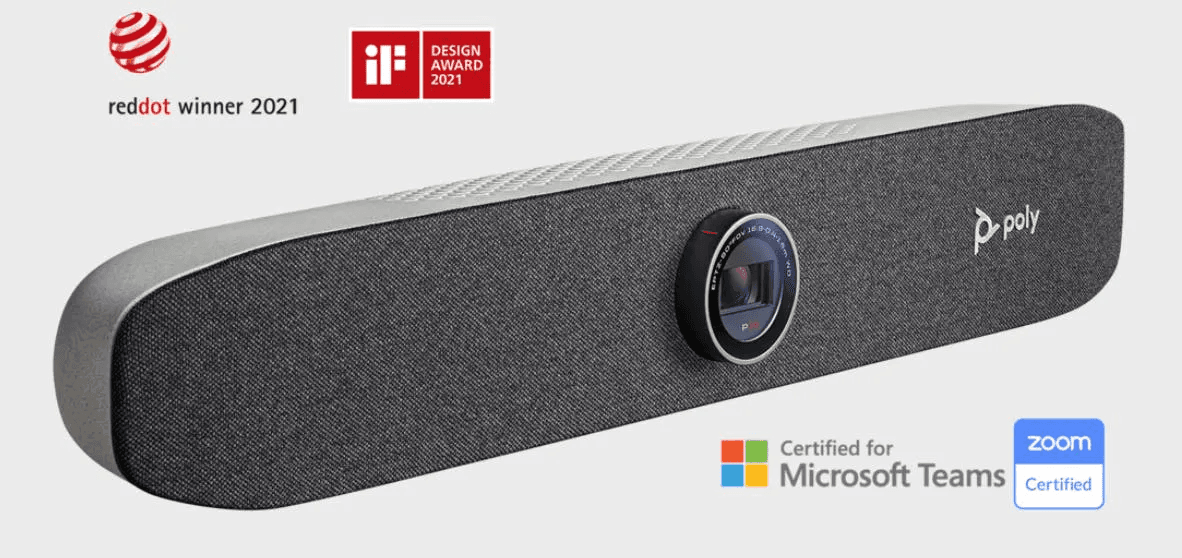The award-winning Poly Studio P15, Certified for Microsoft Teams