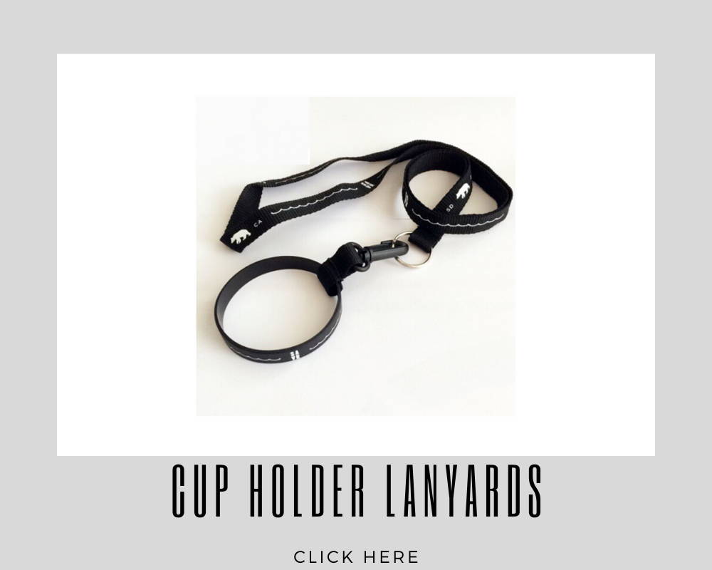 Custom Cup Holder Corporate Lanyard