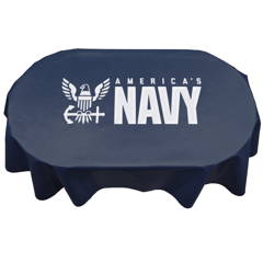 single color print table covers burlap