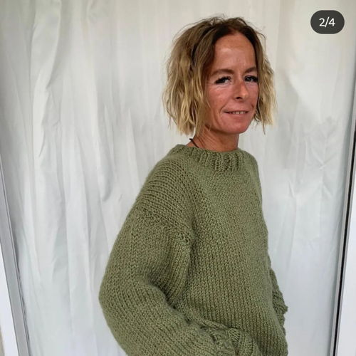 Breipatroon: Oversized, eenvoudige trui