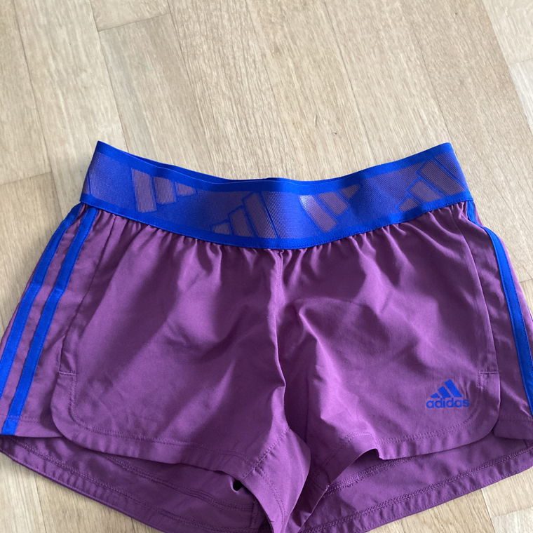 Burgundy & blue sport shorts