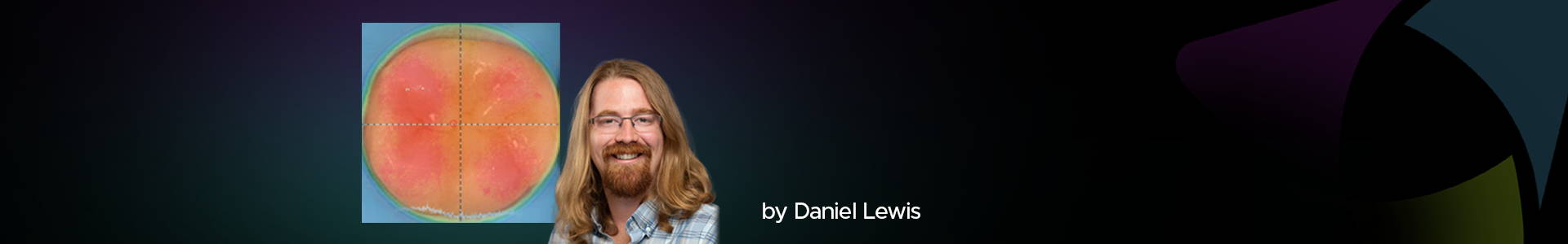 blog banner featuring Daniel Lewis and a clinical image