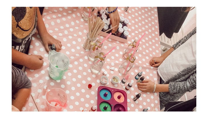 miss cherry coco soap party