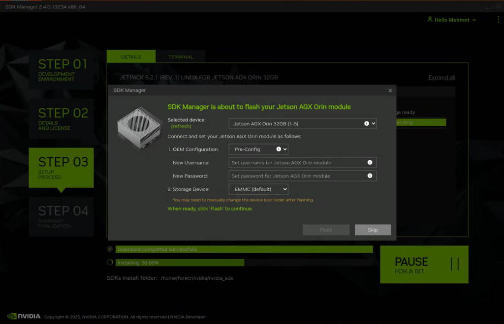 SDK Manager step-3 end