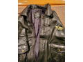 Vintage NWTF Black Leather Jacket with Logo Size XL