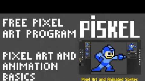 Piskel Review Slant Graphic created by piskel, a desktop and web application used to create pixel art and animated sprites; piskel review slant