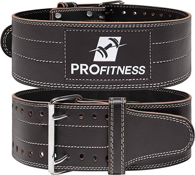 ProFitness Leather Weight Lifting Belt