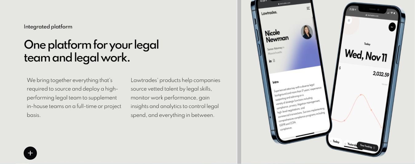 Lawtrades product / service