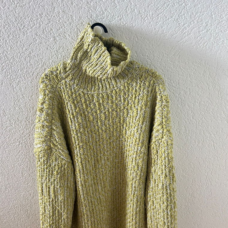  pull tricoté citron