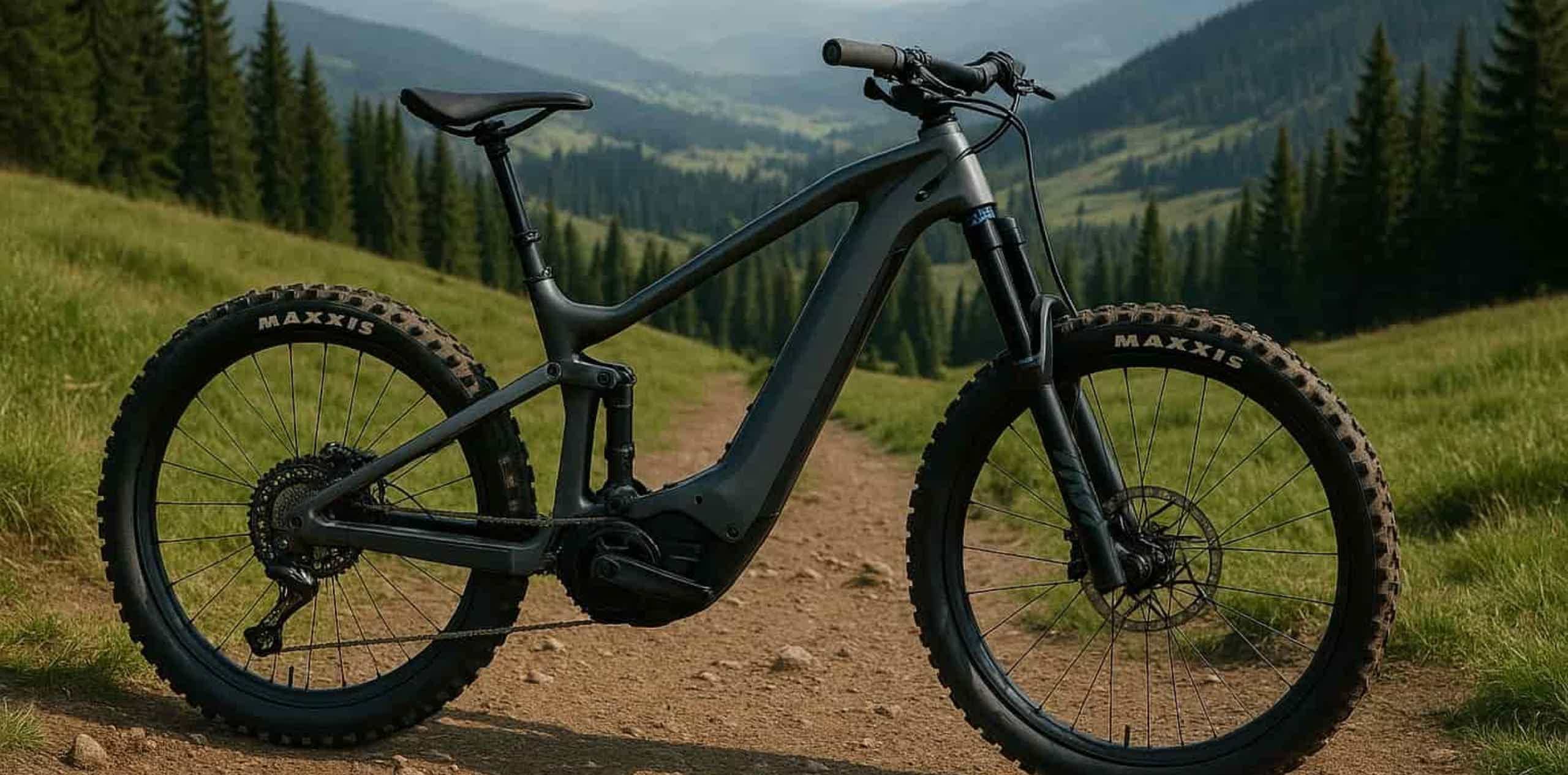 Imagen de recurso de una e-MTB ligera.