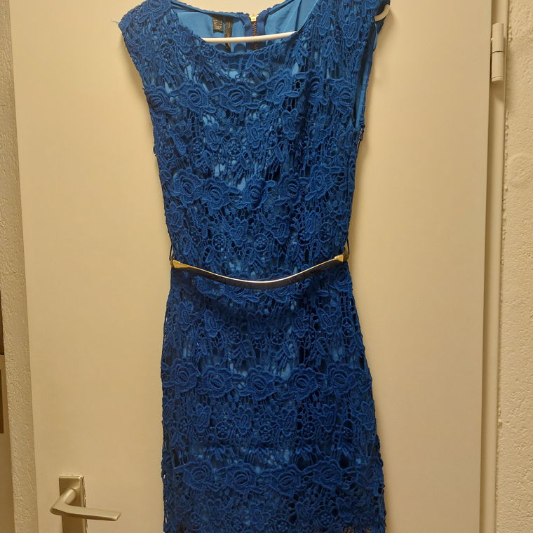 Blaues Mango Kleid