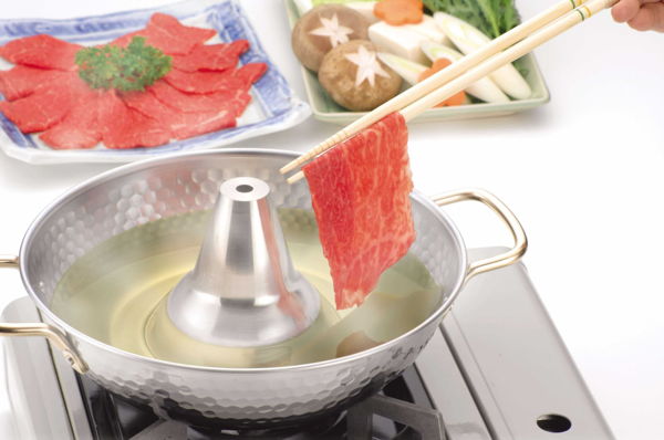 Stainless steel shabu-shabu pot 26 cm - Image 2
