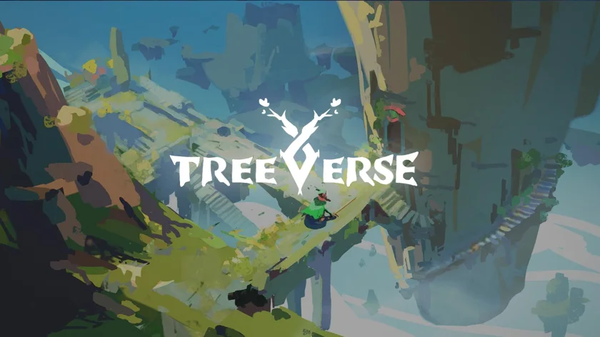Treeverse head image, treeverse logo