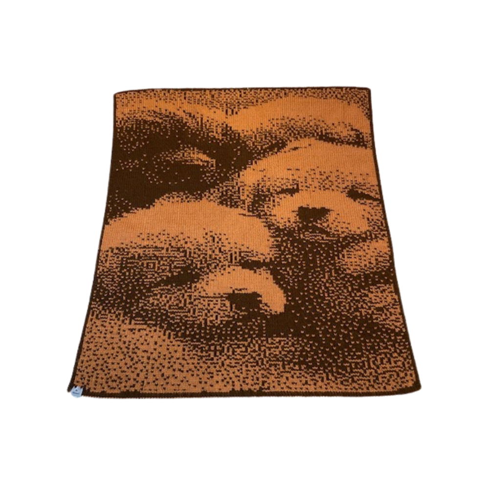 Puppy Pile – Double Knit Baby Blanket