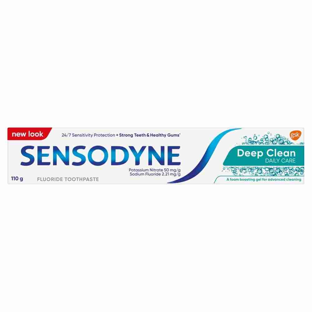 Sensodyne Deep Clean Daily Care Sensitive Toothpaste 110G - Image 3