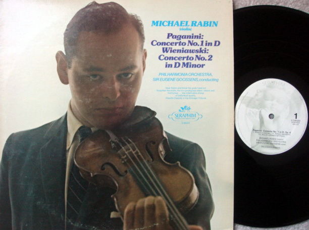 EMI Angel / MICHAEL RABIN, - Paganini Violin Concerto N...