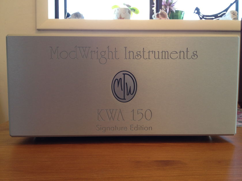 ModWright Instruments KWA 150 SE Signature Edition 150 wpc Stereo Amplifier - Silver
