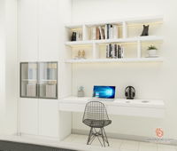 spaciz-design-sdn-bhd-minimalistic-malaysia-selangor-study-room-white-brown