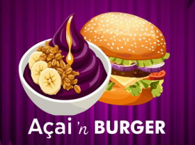 Logo - ACAI 'N BURGER KALGOORLIE