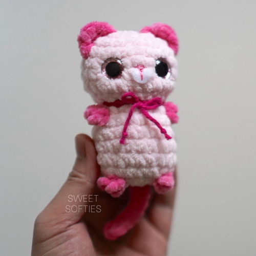 Haak een kattenpop! Amigurumi-tutorial zonder naaiwerk