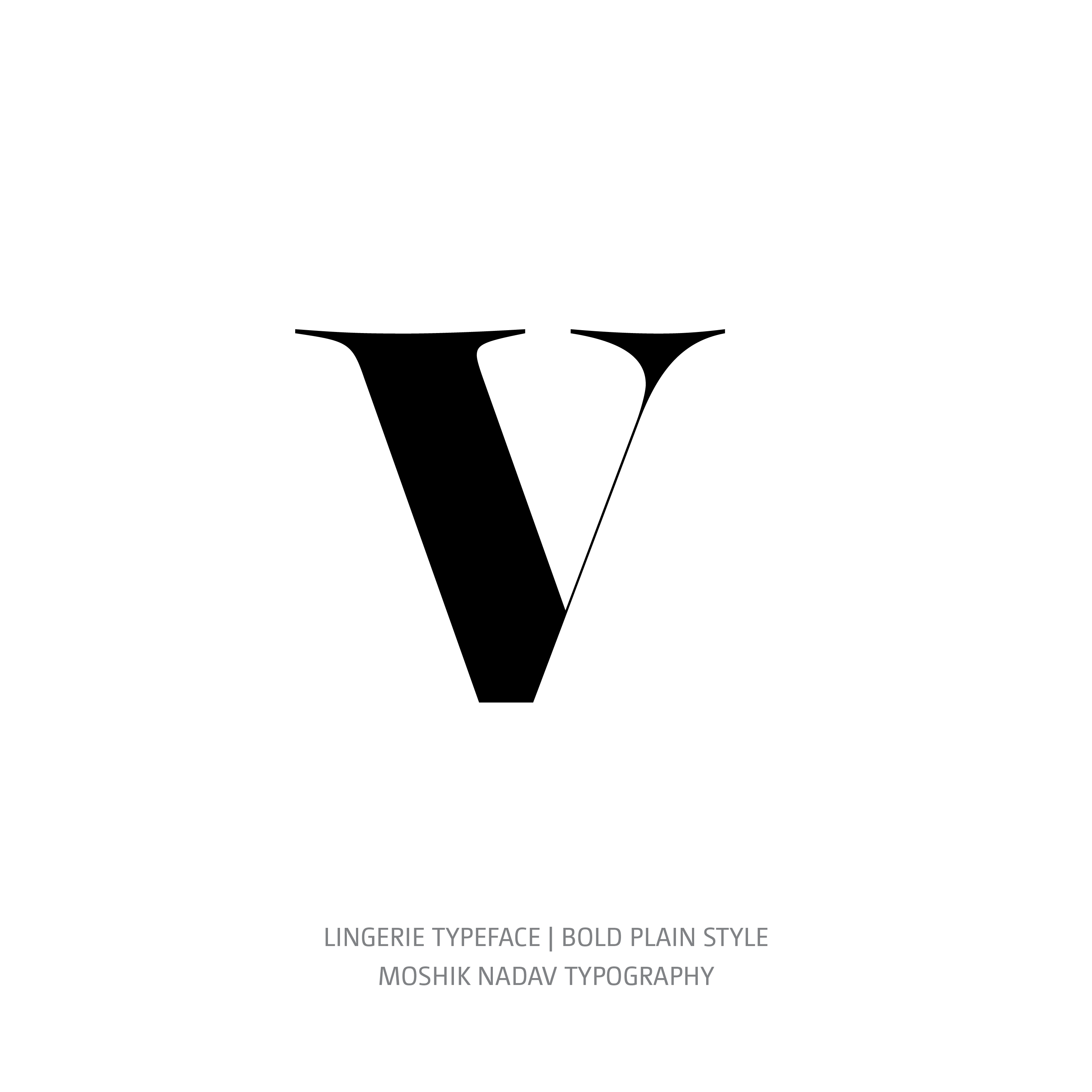 Lingerie Typeface Bold Plain v