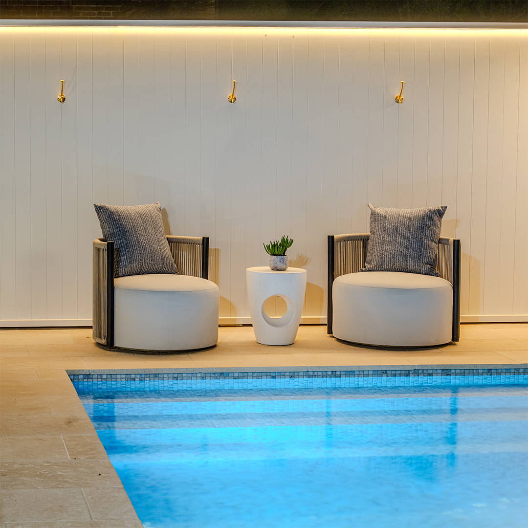 Havit Lighting - Outdoor LED Strip Lighting by Havit -  IP Rated LED Strip by Havit - Poolside cabana illuminated by a LED Strip installation by Havit
