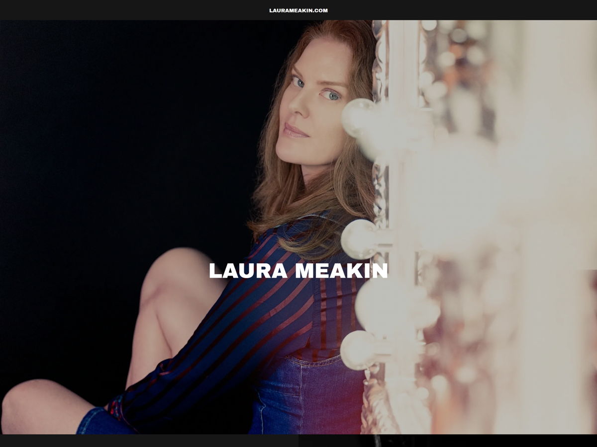 Screenshot of Laura Meakin, from the actor websites collection.