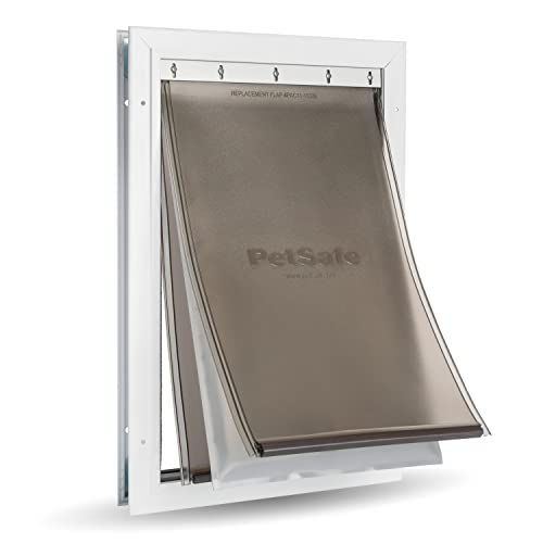 BarksBar Original Plastic Dog Door with Aluminum Lining vs PetSafe Extreme Weather Dog and Cat