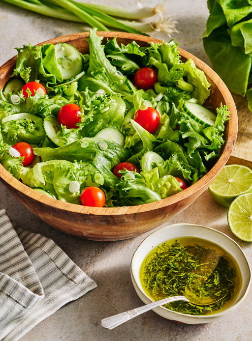 Salade verte d'été
