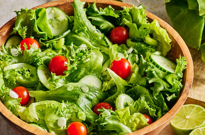 Salade verte d'été