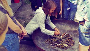 foto galerie bushcraft sauerland kindergeburtstag im wald