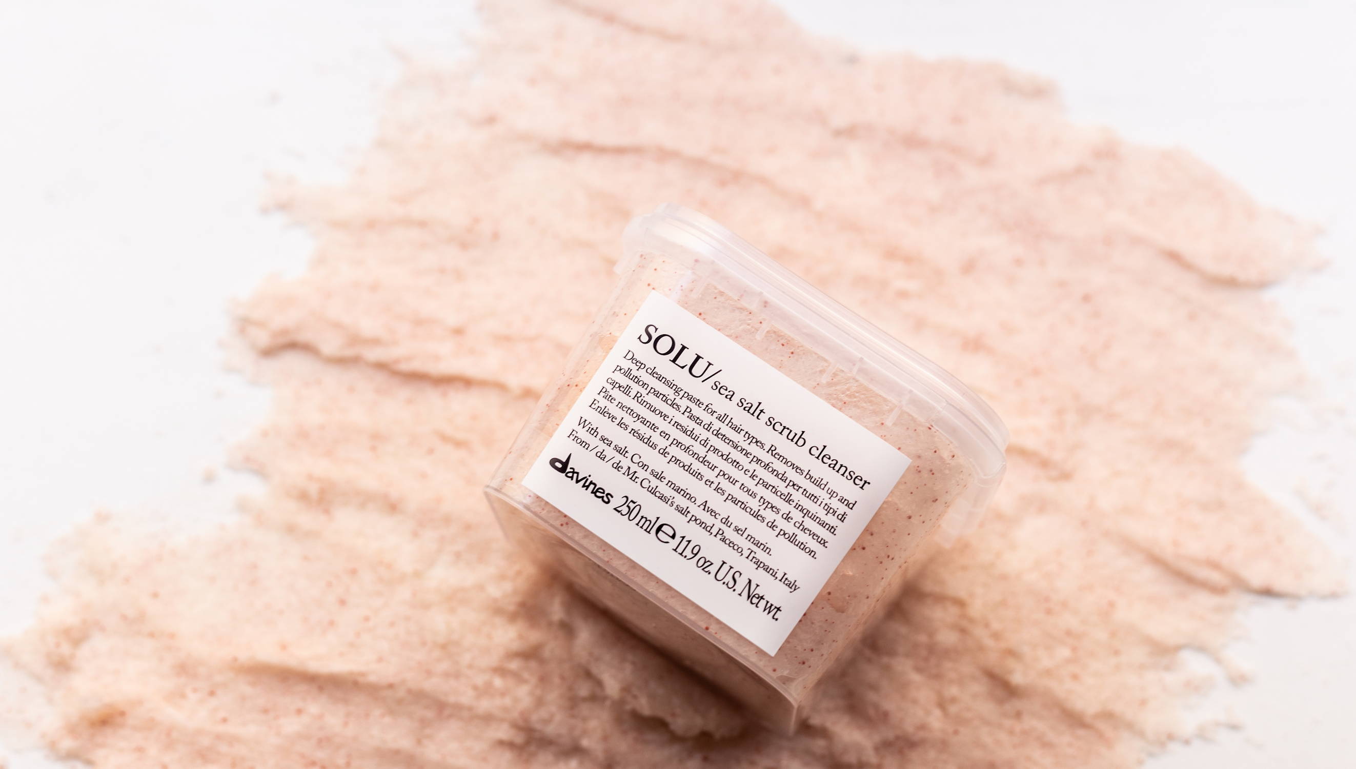 Davines Solu Sea Salt Scrub Cleanser