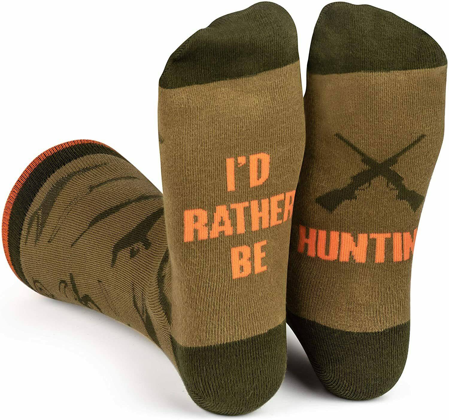 I'd Rather Be Socks as Funny Novelty Socks Stocking Stuffer Gifts For Men and Women